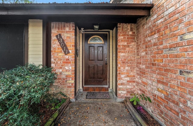 view of property entrance