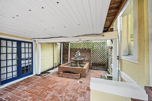 view of patio / terrace with french doors