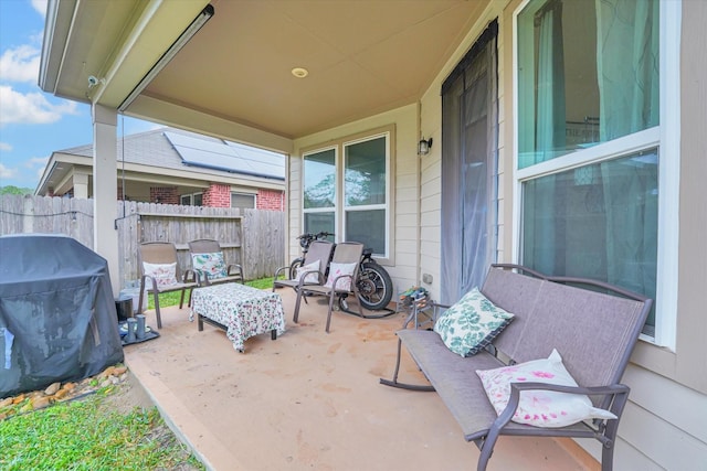 view of patio / terrace with grilling area