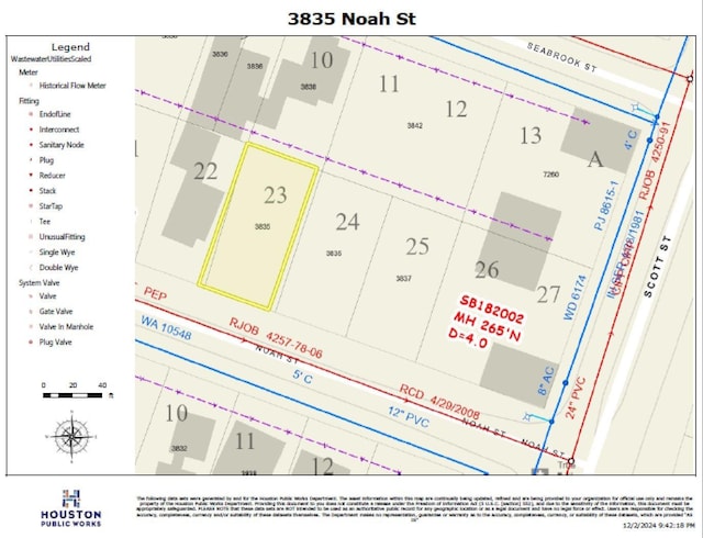 3835 Noah St, Houston TX, 77021 land for sale