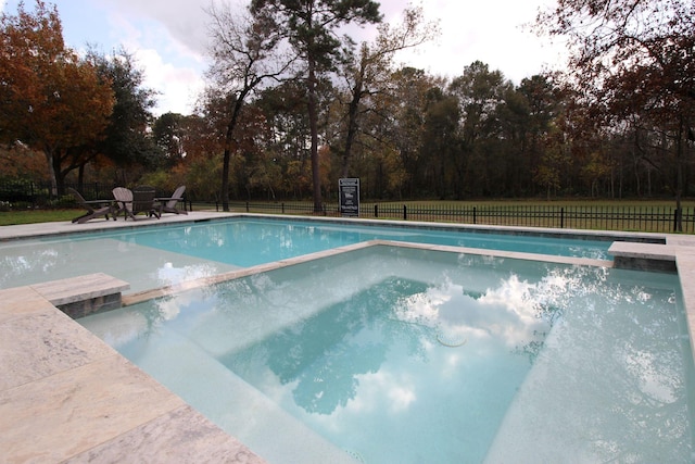 view of pool