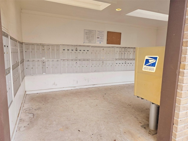 view of community with mail boxes