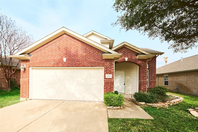 front of property featuring a garage