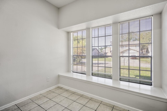 view of tiled empty room