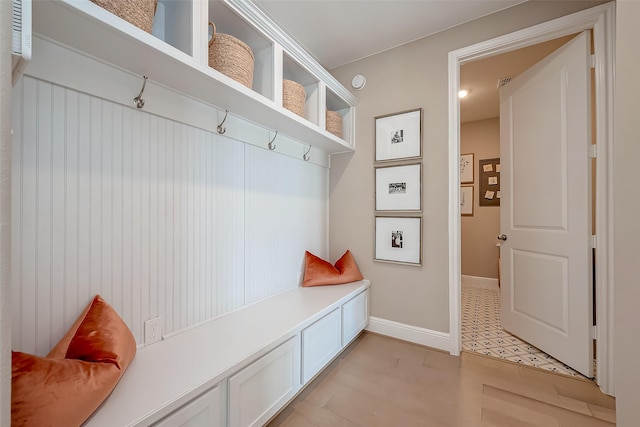 view of mudroom