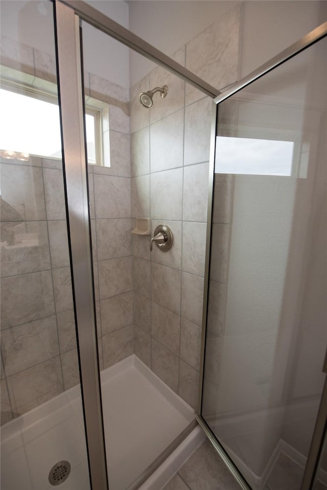 bathroom with walk in shower