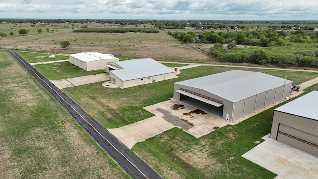 bird's eye view featuring a rural view