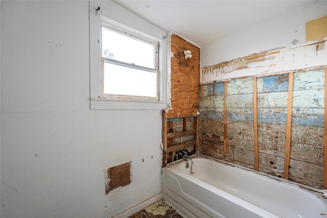 bathroom featuring a bathtub