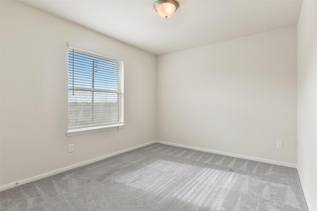 unfurnished room featuring carpet