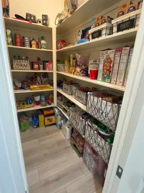 view of pantry