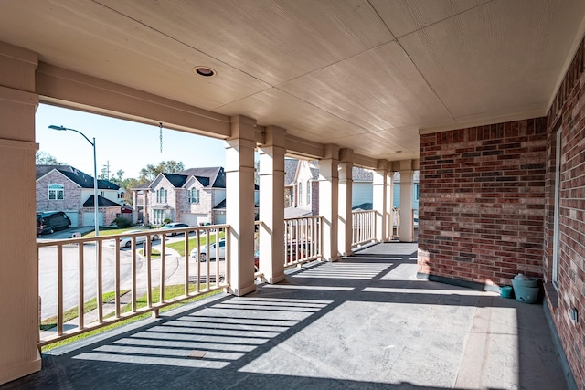 view of patio / terrace featuring a balcony