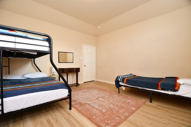 bedroom featuring hardwood / wood-style floors