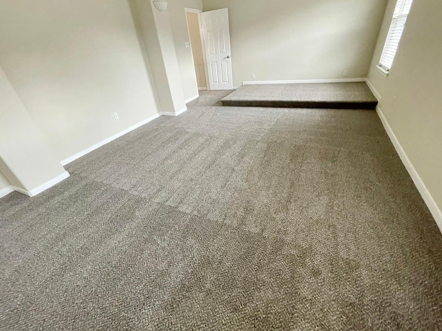 spare room featuring carpet