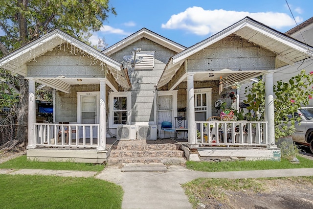 bungalow-style house featuring a porch