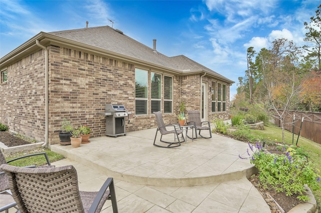 view of patio / terrace with grilling area