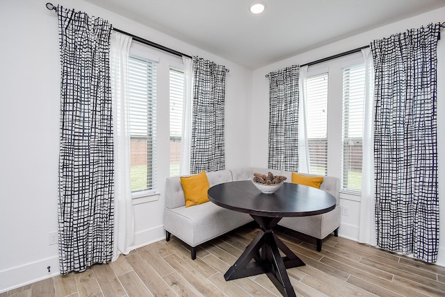 dining area with breakfast area and plenty of natural light