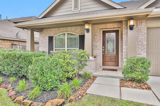 entrance to property with covered porch