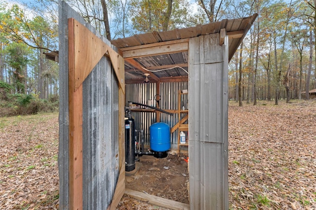 view of outdoor structure