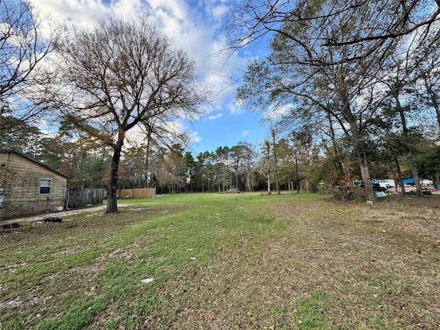 view of yard