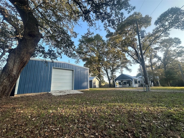 exterior space featuring a yard