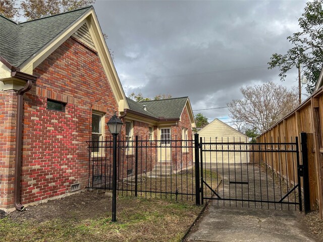 view of gate