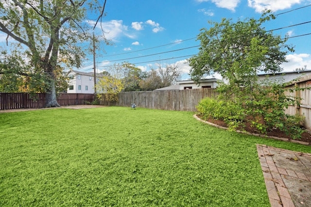 view of yard