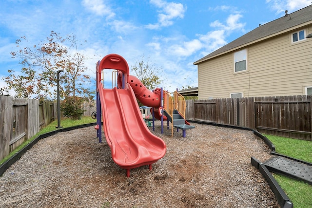 view of jungle gym