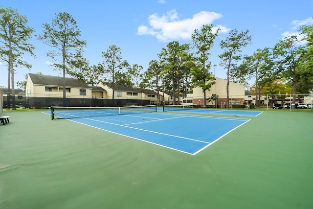 view of sport court with basketball court