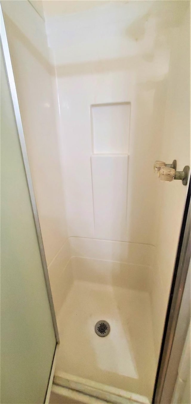 bathroom with walk in shower