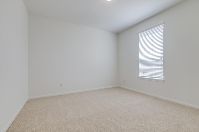 empty room with light carpet