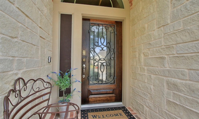 view of entrance to property