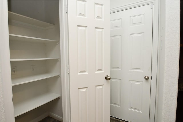 view of closet