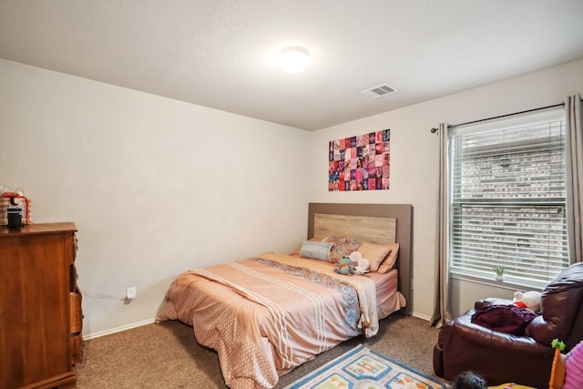 bedroom with carpet flooring