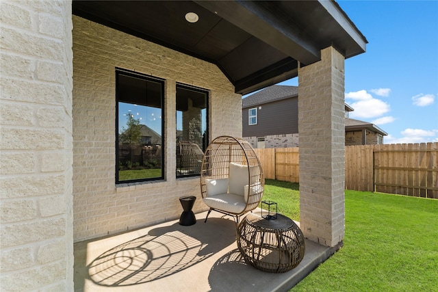 view of patio