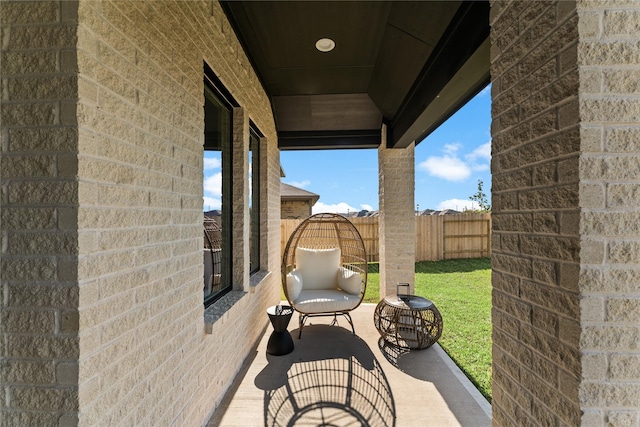 view of patio