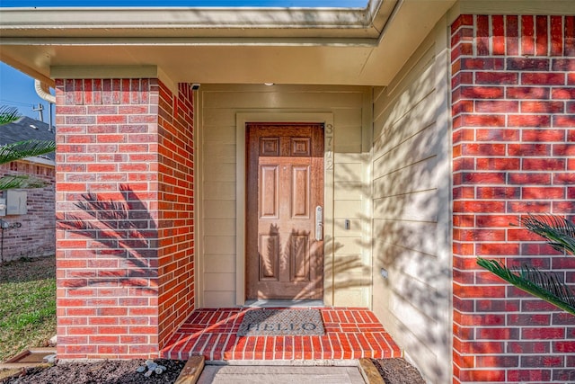 view of entrance to property