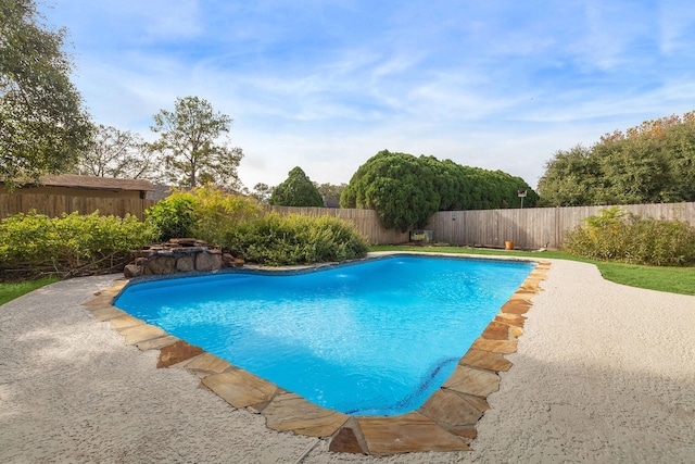 view of pool