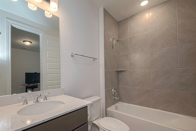 28212 Cedar Peak Dr, Spring, TX 77386 - full bath with vanity and shower / washtub combination