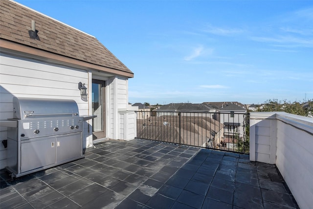 view of patio / terrace featuring area for grilling