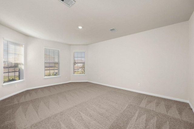 carpeted empty room featuring a healthy amount of sunlight