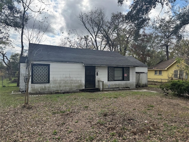 view of front of home