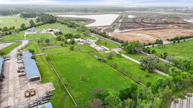 bird's eye view featuring a rural view