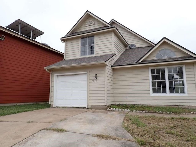 front facade featuring a garage