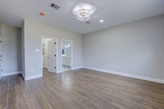 empty room with sink