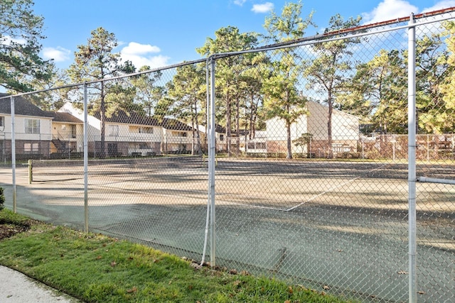 view of tennis court