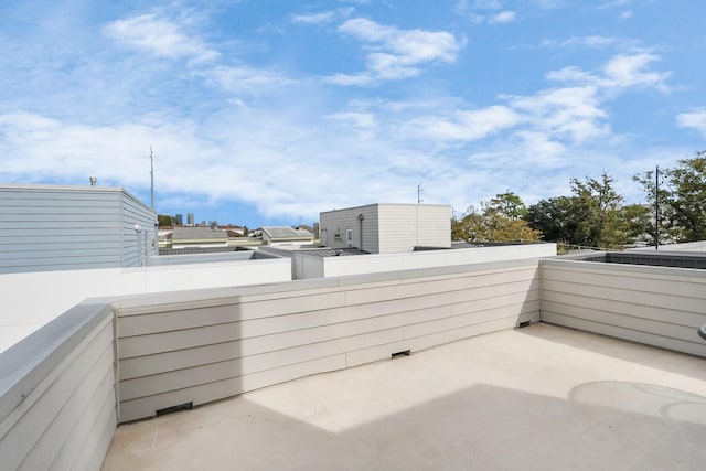 view of patio / terrace featuring a balcony