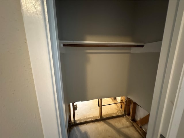 view of closet