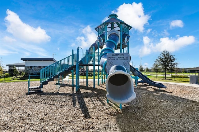 view of jungle gym