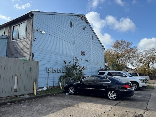 view of side of property