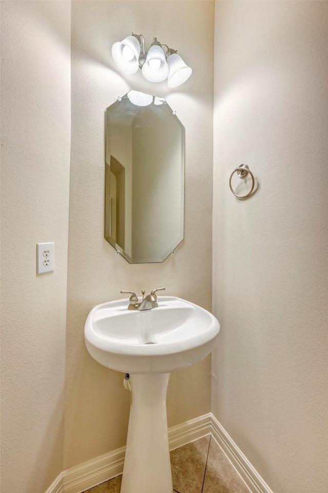 bathroom featuring tile patterned floors